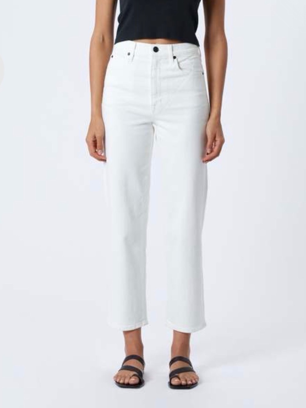 SLVRLAKE LONDON CROP - WHITE